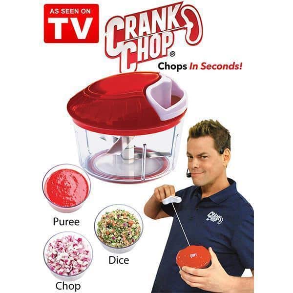 Crank Chop grøntsagshakker - Fræser til frugt og grøntsager