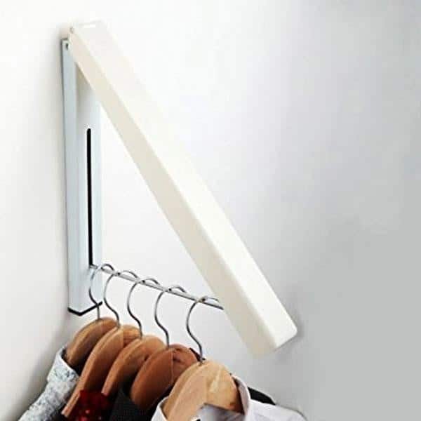 Utfellbar klesstang til veggen