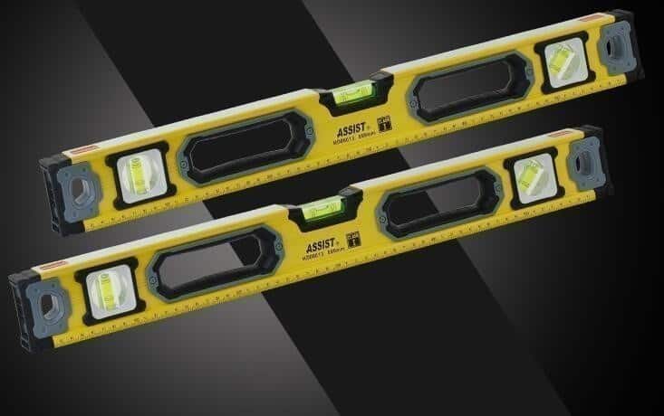 Vaterpas / Lodstok i aluminium