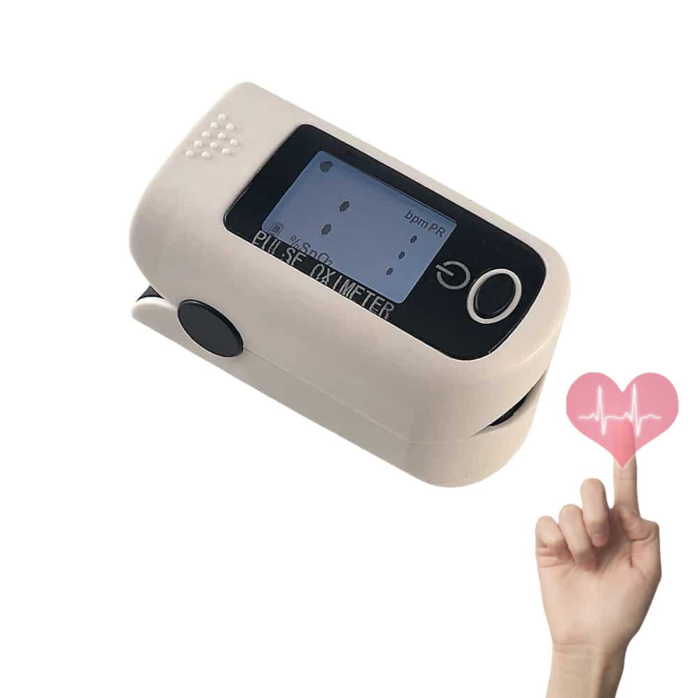 Puls- og oksygenmåler til fingeren (pulsoximeter)