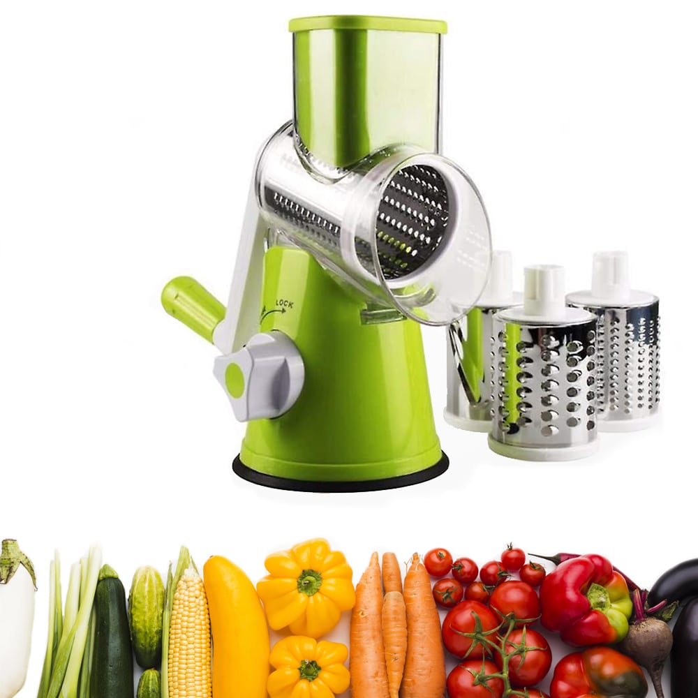 Rivjern med 3 roterende Tromler i Rustfritt stål