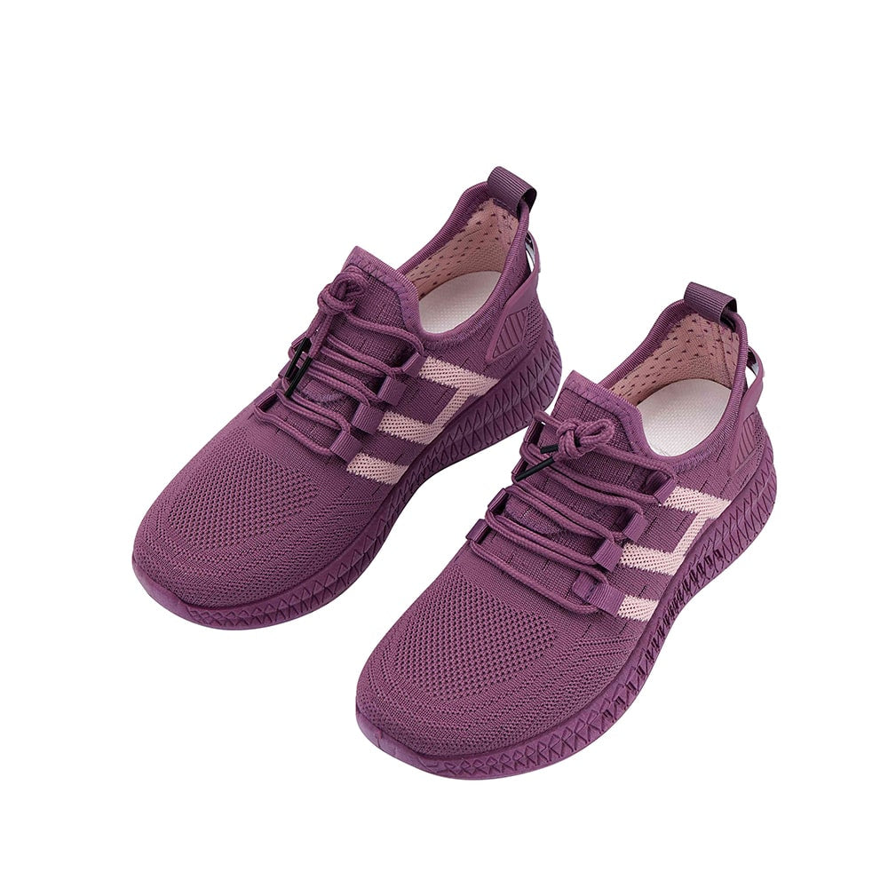 Løpesko/Sneakers for kvinner, pustende og med optimal støtdemping - lilla -
