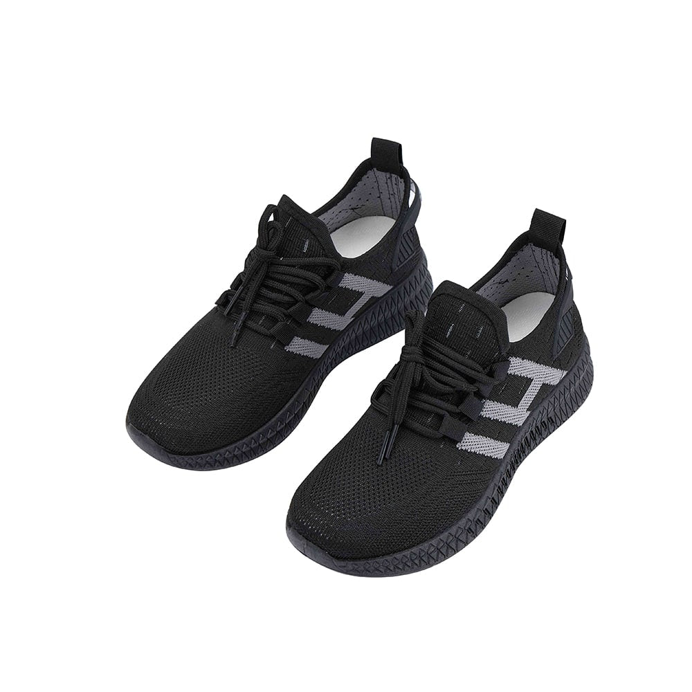 Løpesko/Sneakers for kvinner, pustende og med optimal støtdemping - svart -