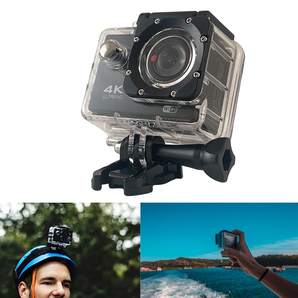 Action Camera 4K m/vanntett veske 30 meter - 16