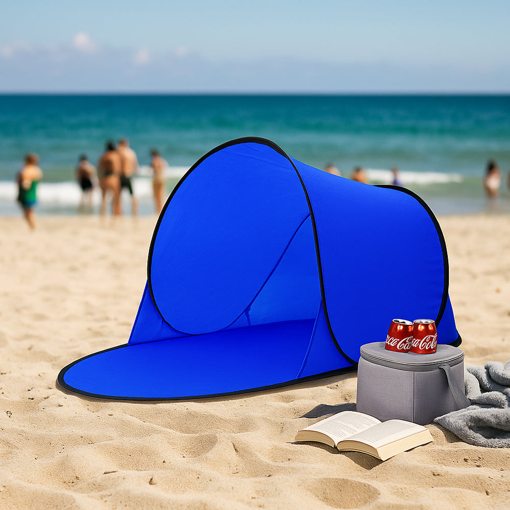 Soltelt – Pop-up-skygge for strand og terrasse