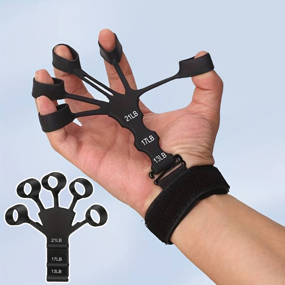 Fingertrener med 3 forskjellige motstander