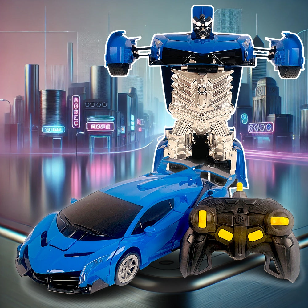 Fjernstyrt Transformer Bil med Lyd- og Lyseffekter