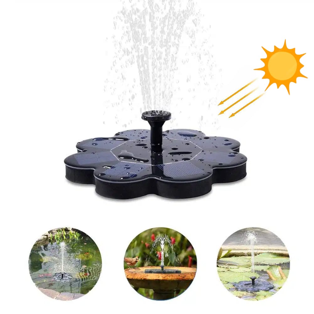 Flytende solcelle fontene