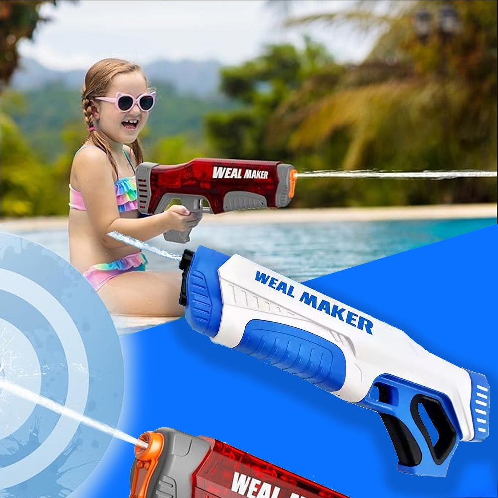 Elektrisk Kraftig Vannpistol i flere farger