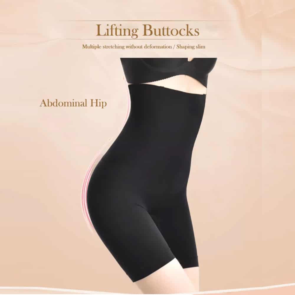 Shapewear Shorts m/høy midje – Sort eller Beige