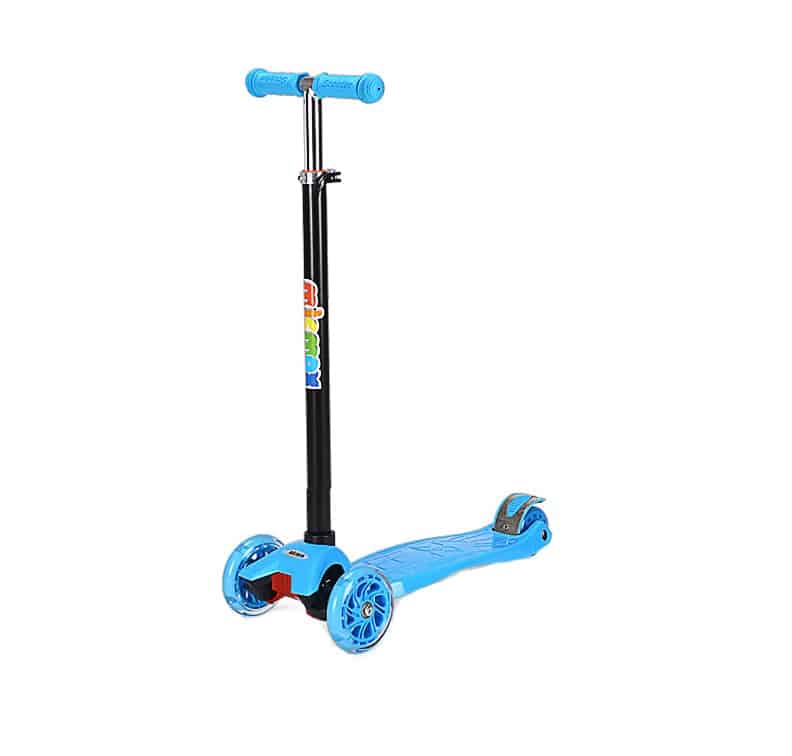 Sparkesykkel 3 hjul med LED-lys (flere farger)