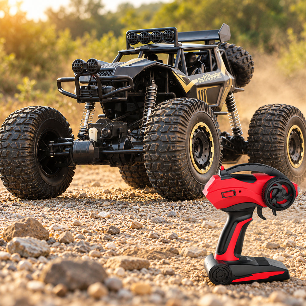 Fjernstyrt offroadbil med 4-hjulstrekk – 50 cm – Gull eller Svart