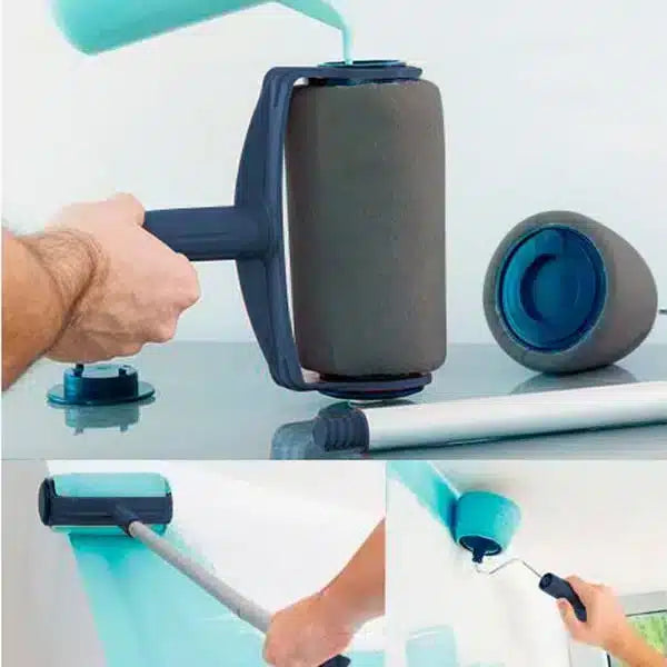 Påfyllbare, anti-dryppende malingsruller