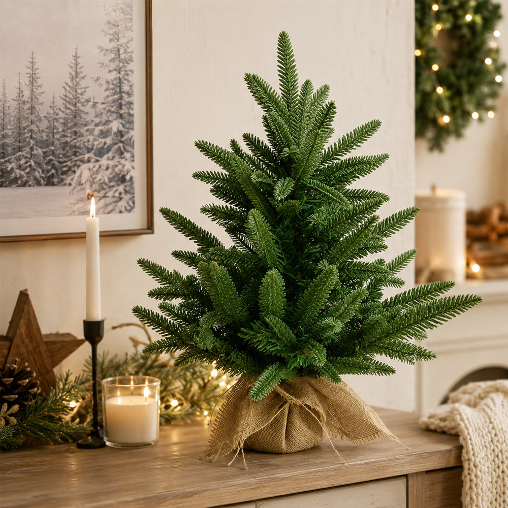Mini juletre 60 cm med naturtro grener