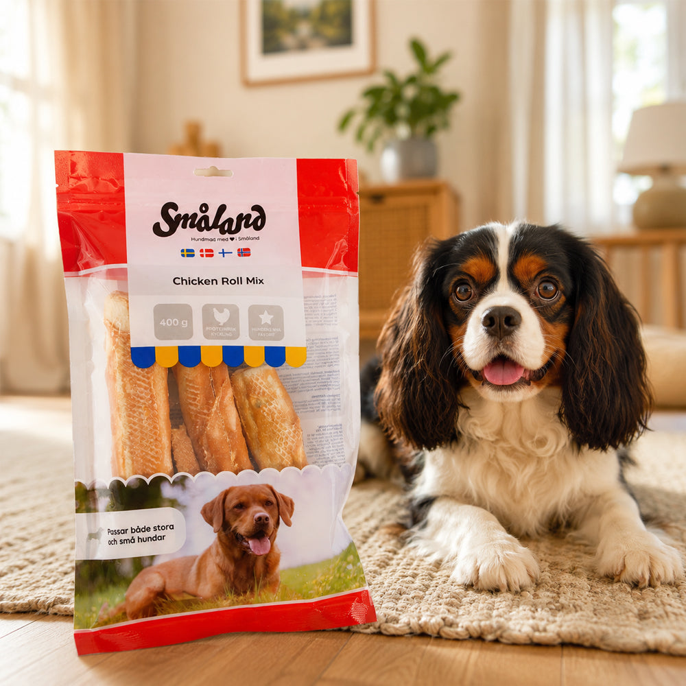 Småland hundegodbiter med kylling – 400 g
