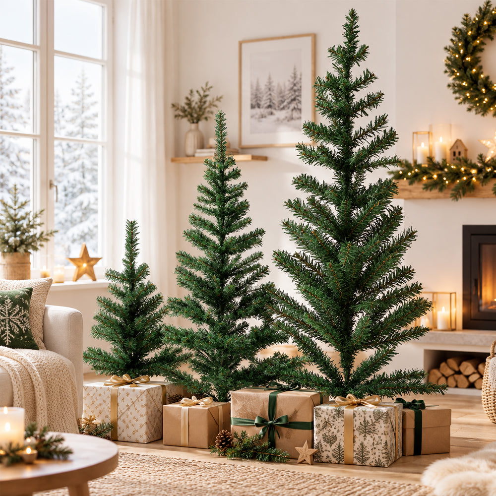 Klassisk kunstig juletre i PVC – 60, 120 og 150 cm