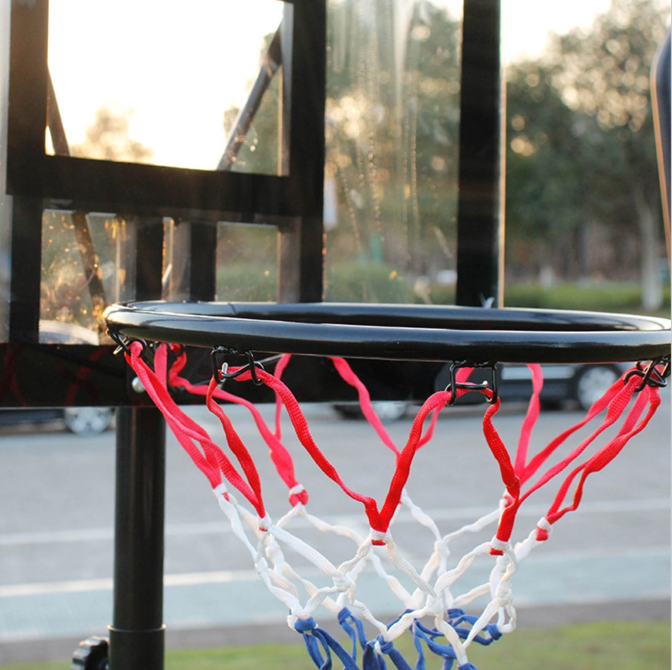 Basketballkurv på stativ Ø 34 cm.