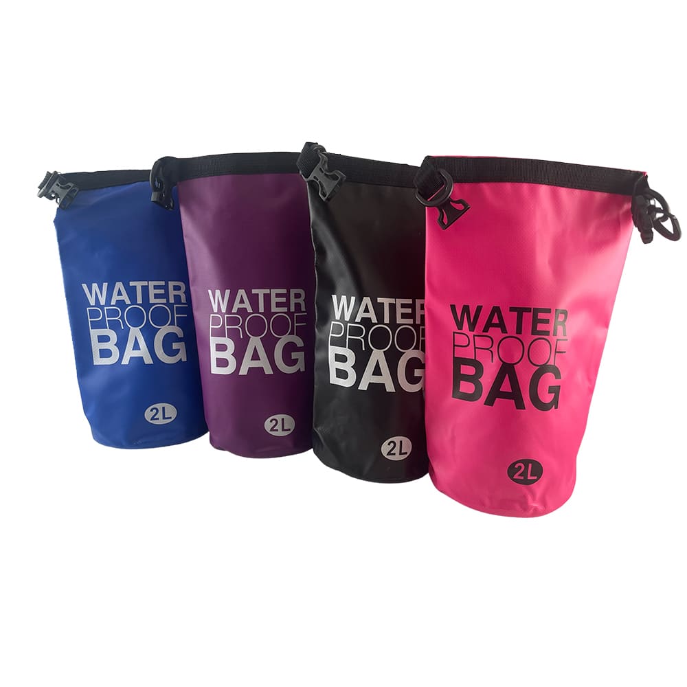 Dry bag 2 liter – Vanntett bag – flere friske farger