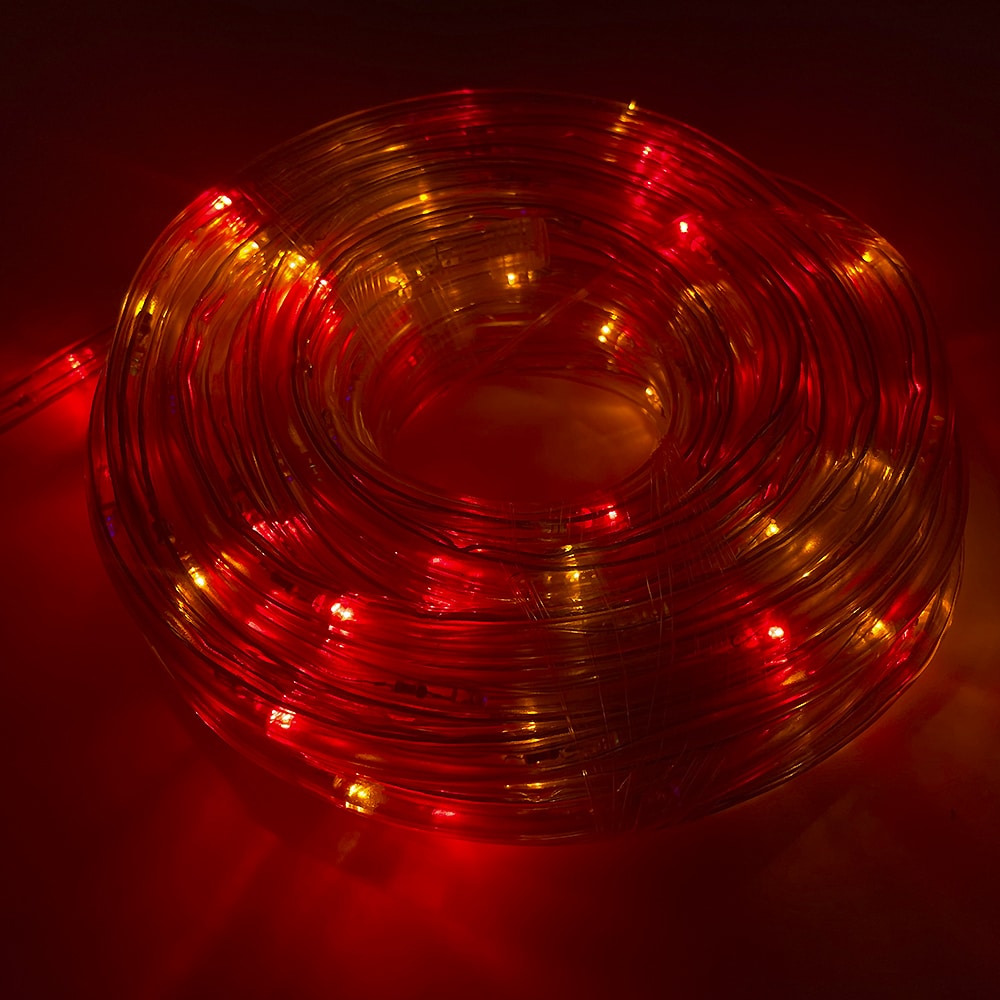 LED lysslange 10 meter – flerfarget – 8 funksjoner