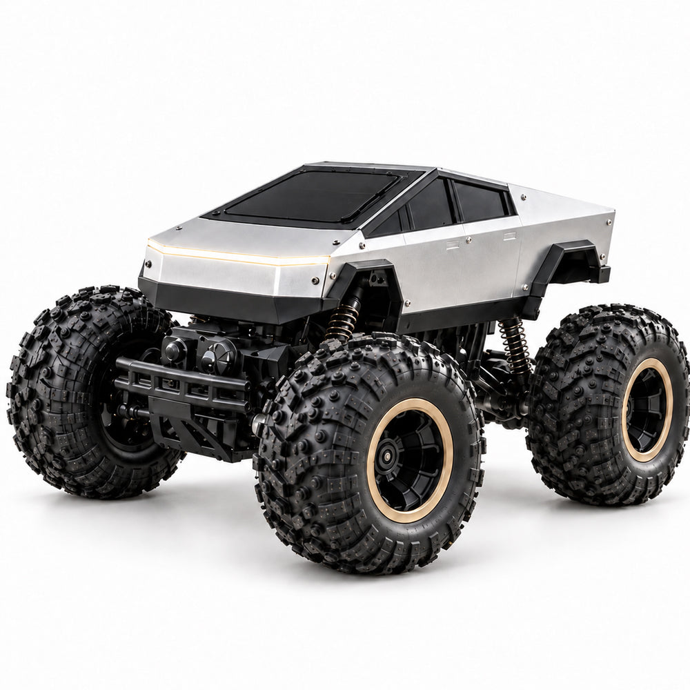 Fjernstyrt offroadbil med 4-hjulsdrift og LED-lys