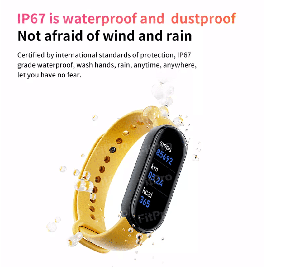 Smartwatch m/Puls- & blodtrykksmåler