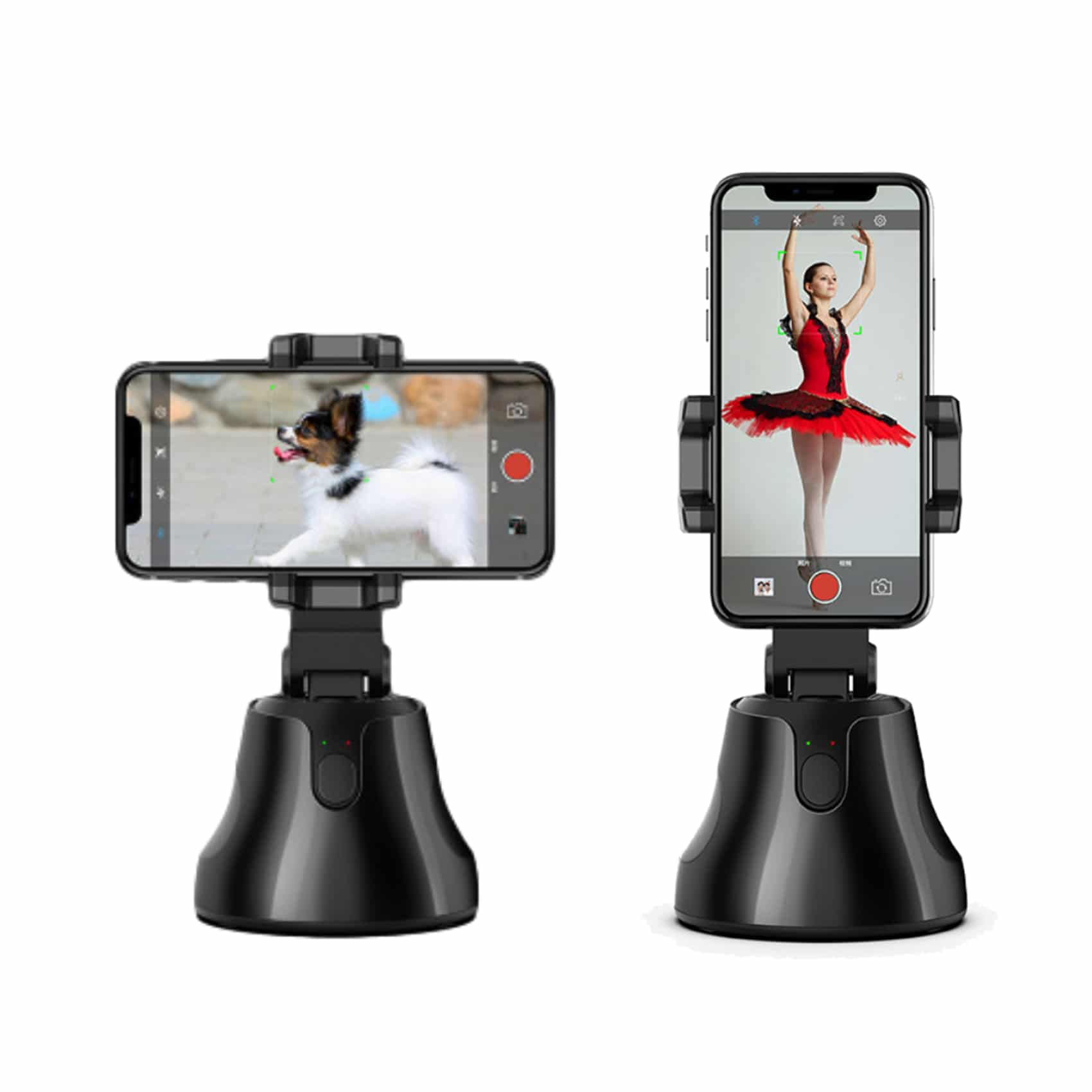 Smartphone selfie stick – Intelligent 360° auto-tracking