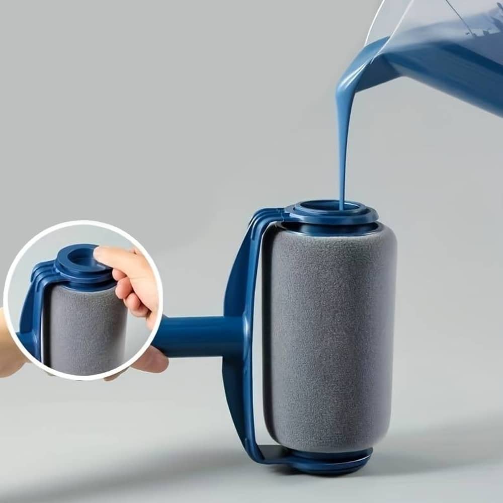 Påfyllbare, anti-dryppende malingsruller