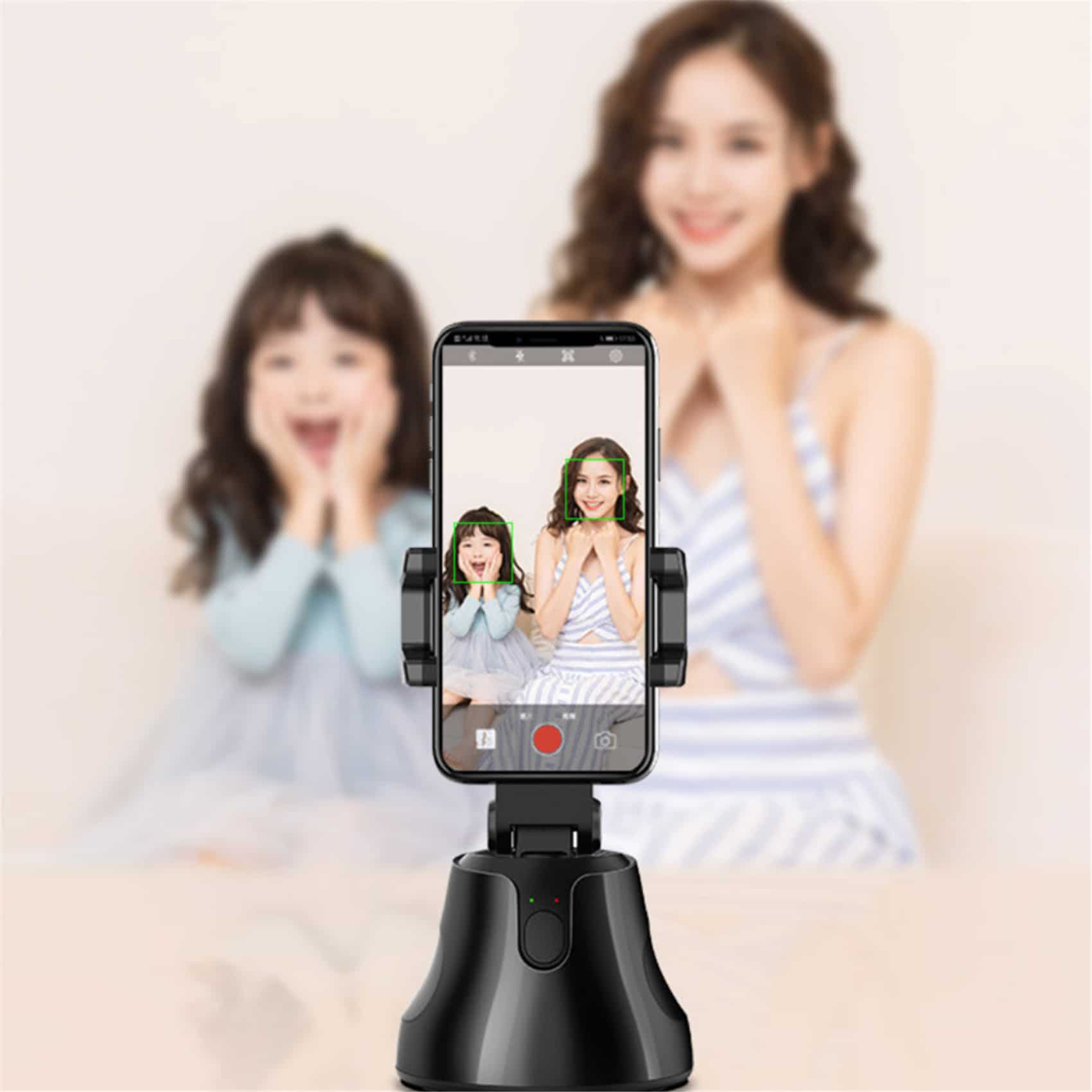 Smartphone selfie stick – Intelligent 360° auto-tracking