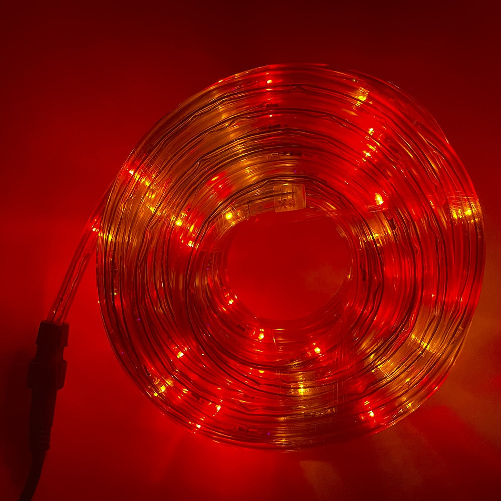LED lysslange 10 meter – flerfarget – 8 funksjoner