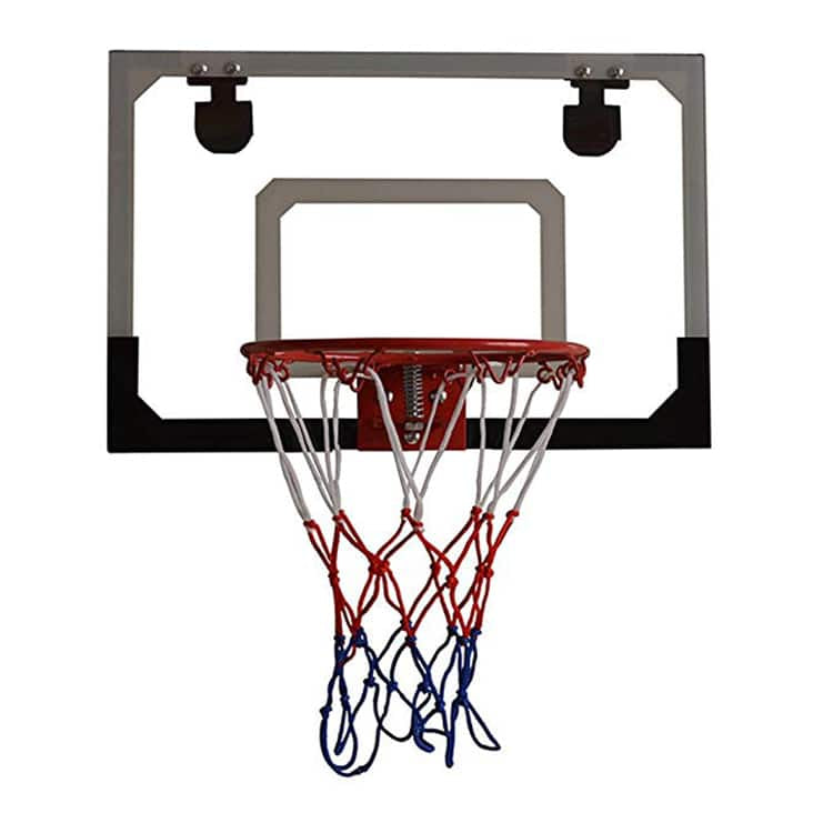 Basketballkurv på plate – Mini – med ball og pumpe