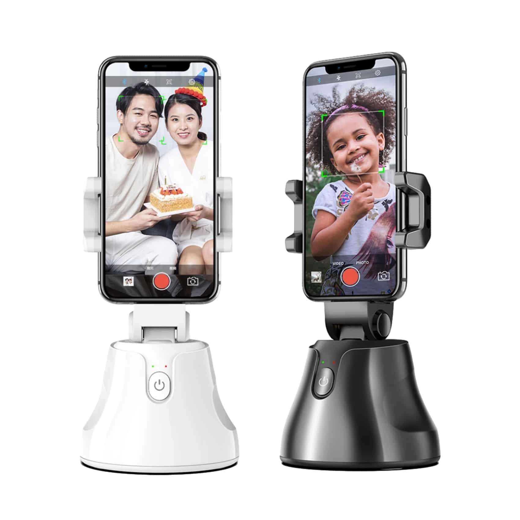 Smartphone selfie stick – Intelligent 360° auto-tracking