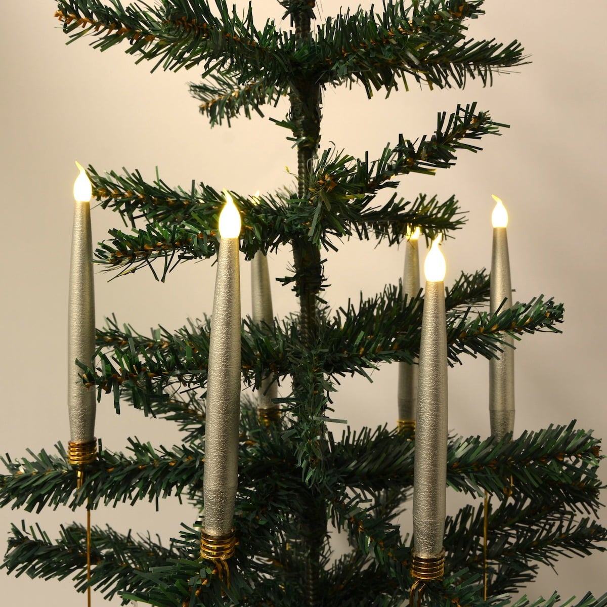 Juletrelys LED 20 stk. Trådløse inkl. Fjernkontroll &amp; Klemmer – passer til de fleste Georg Jensen lysholdere m.m.