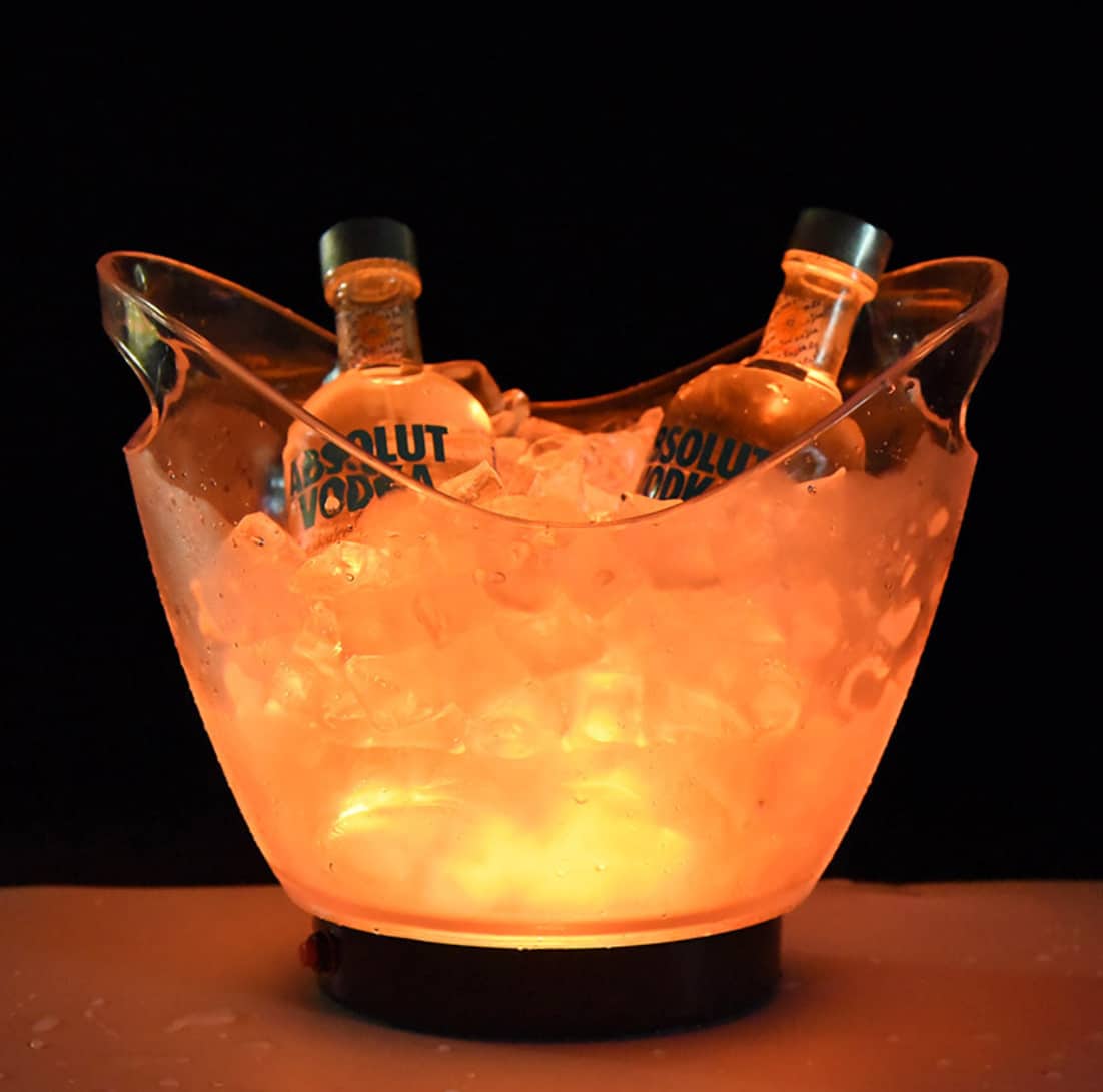Vinkjøler med LED-lys