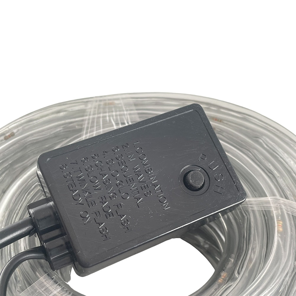 LED lysslange 10 meter – flerfarget – 8 funksjoner