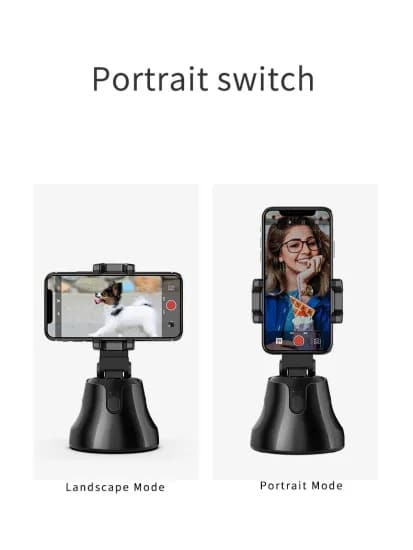 Smartphone selfie stick – Intelligent 360° auto-tracking