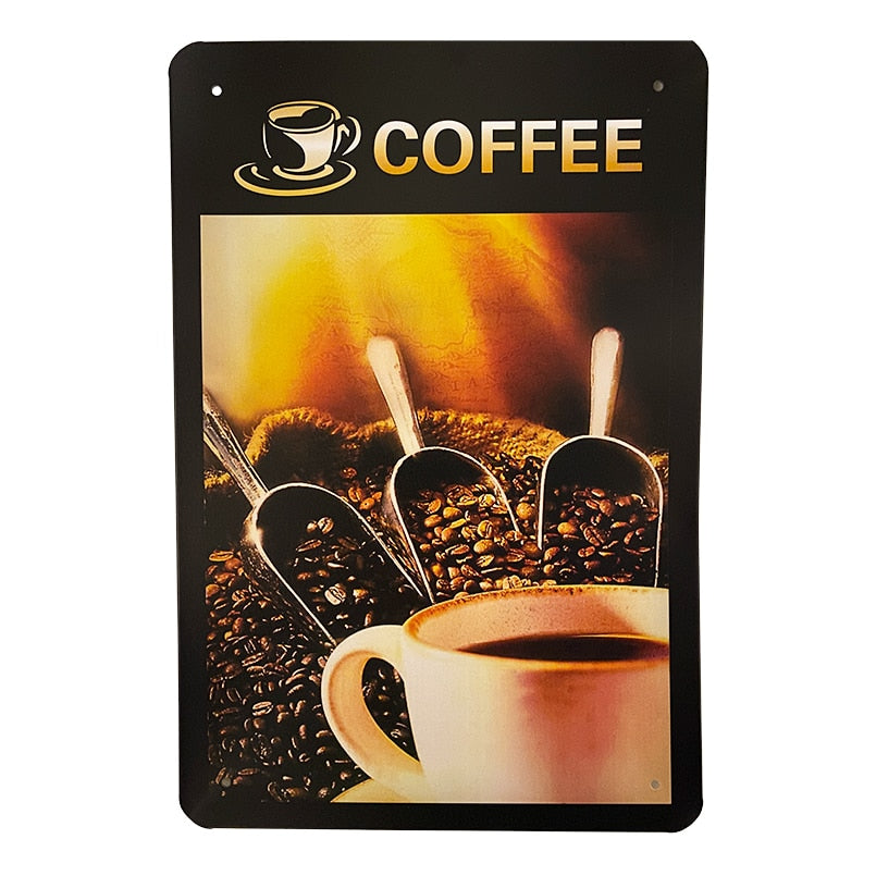 Metallskilt – COFFEE
