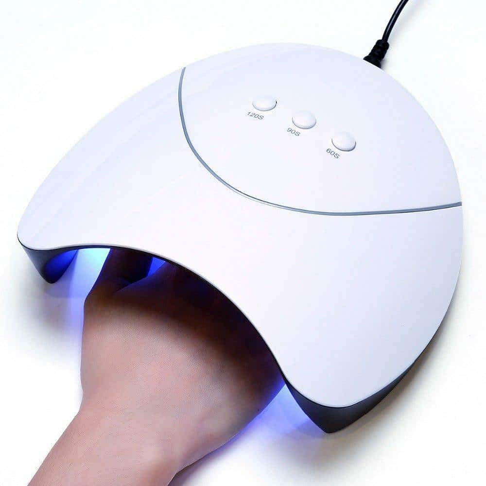UV-Neglelampe (LED) til en hånd