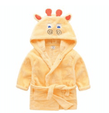 Badekåpe/morgenkåpe til barn, m/hette – flere søte dyremodeller