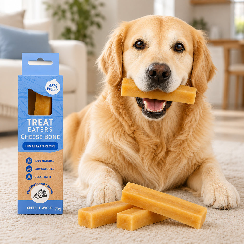 Treateaters Himalaya Cheese Bone – naturlig og hard ostetygg for hunder