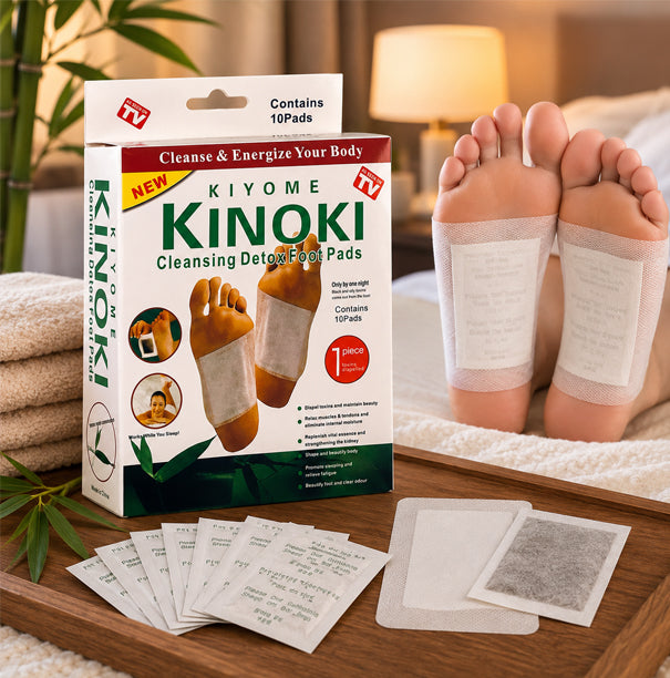 Kinoki Detox Fotplastre – 5 dagers kur (10 stk. per pakke)