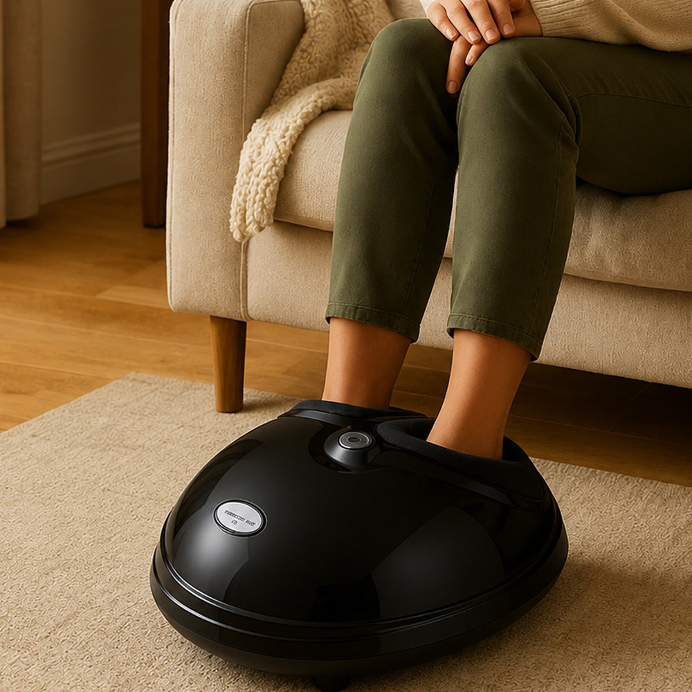 Fotmassasje (Shiatsu) med varme og trykkmassasje