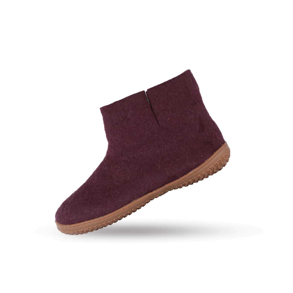 Uldstøvle (100% ren uld) m/Gummisål - Dansk Design fra SHUS