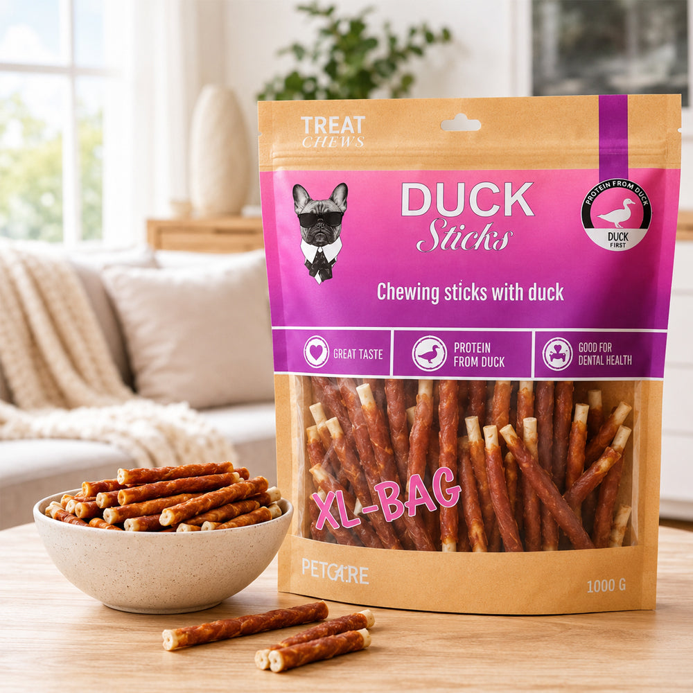 Treateaters Duck Sticks 1000 g (skånsomme tyggestenger til hunder)