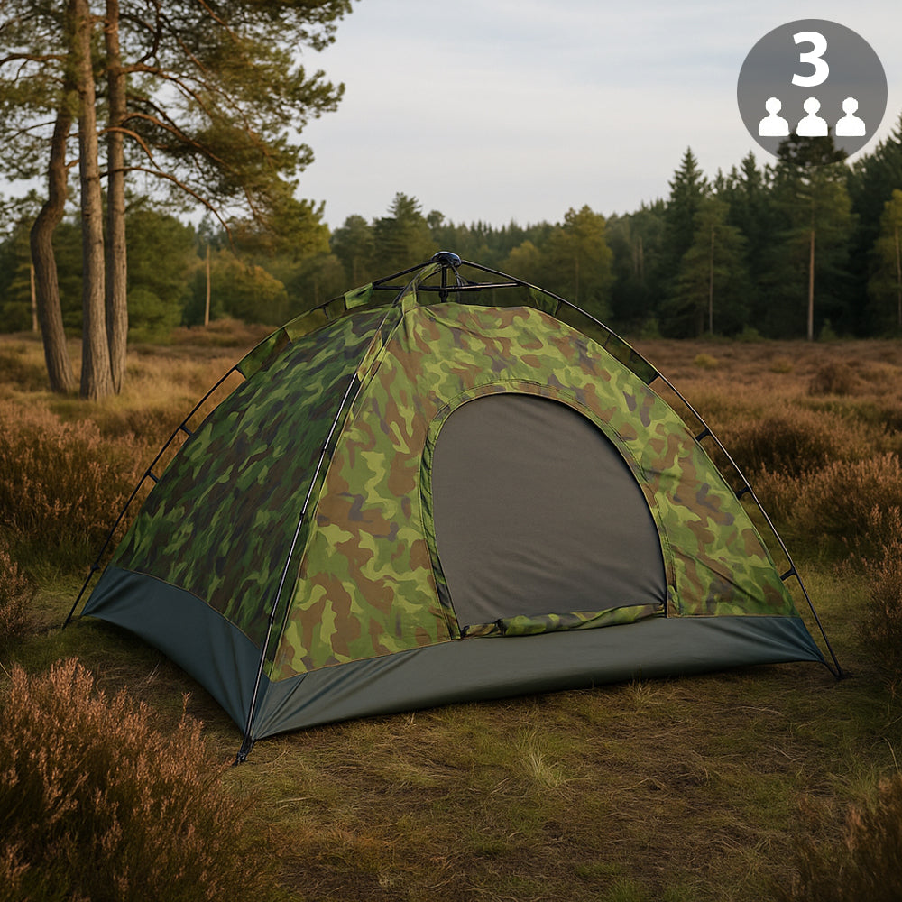 Quick-Up Kamuflasjetelt for 3–10 personer