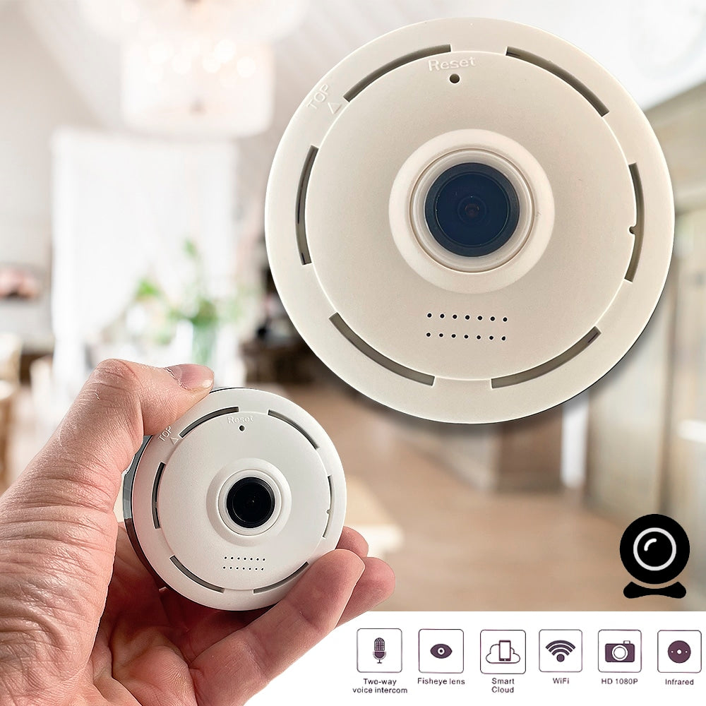 360° innendørs WiFi-kamera