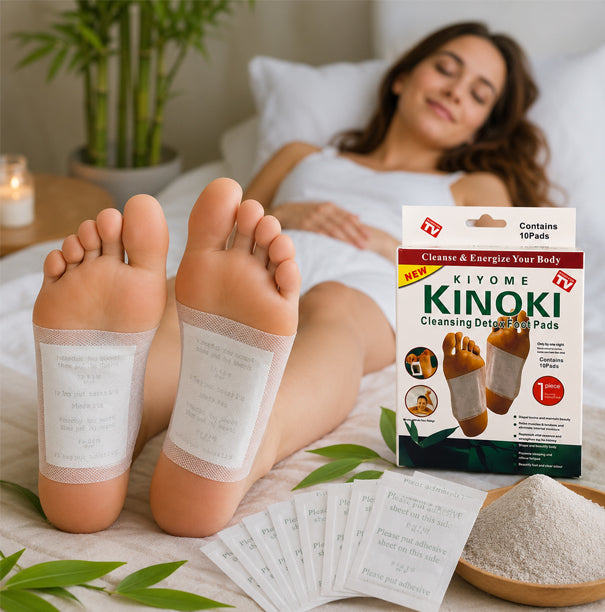 Kinoki Detox Fotplastre – 5 dagers kur (10 stk. per pakke)