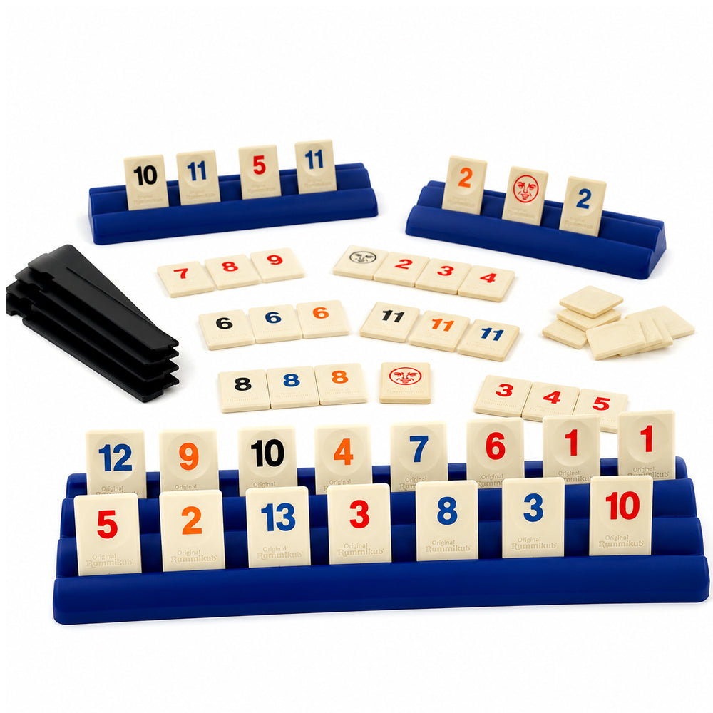 Rummikub – klassisk familiespill med tall, taktikk og strategi for 2–4 spillere