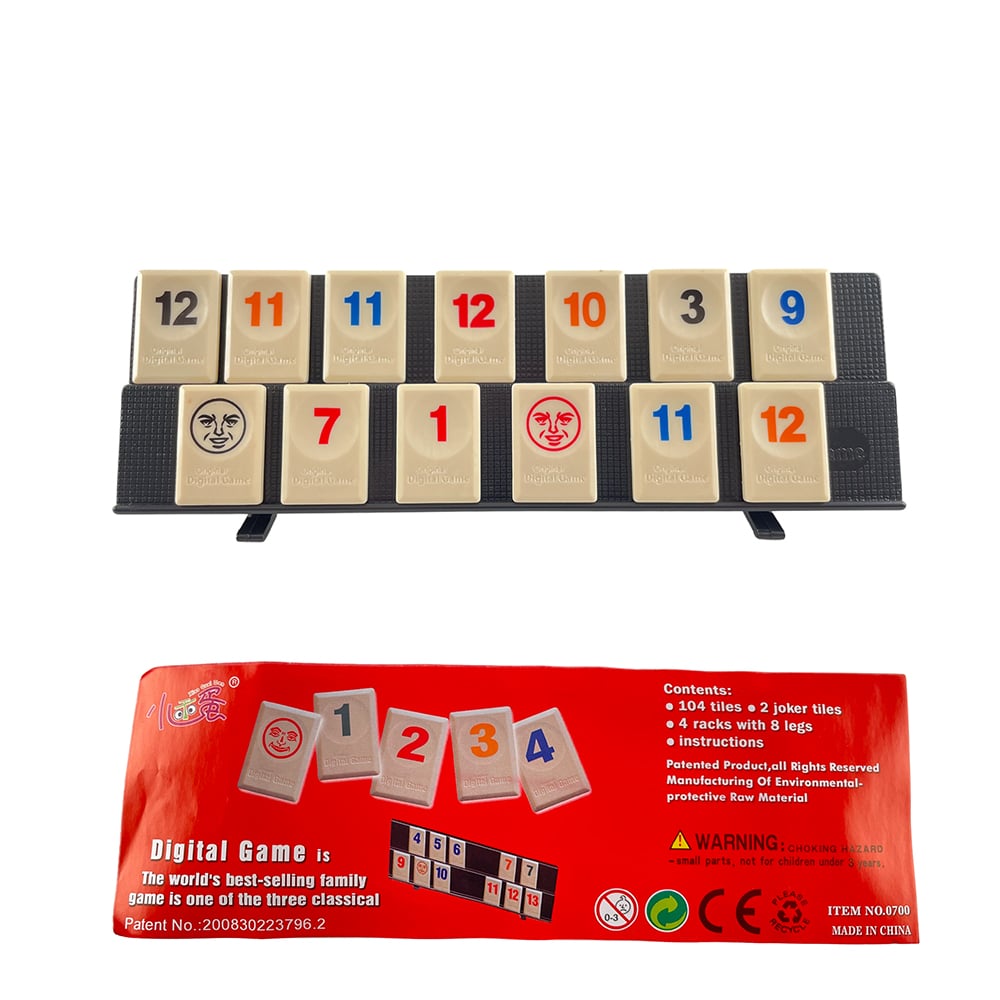 Rummikub – klassisk familiebrettspill – 2 til 4 spillere