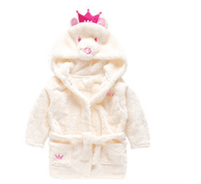 Badekåpe/morgenkåpe til barn, m/hette – flere søte dyremodeller