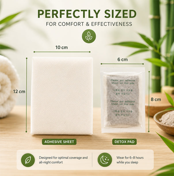 Kinoki Detox Fotplastre – 5 dagers kur (10 stk. per pakke)